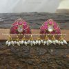 Silver Gold Polished Earring - Traditional Stud