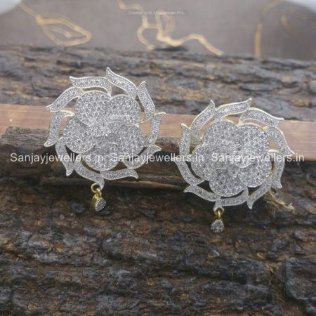 cz stud - zircon earring