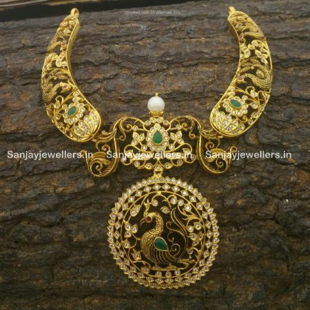 silver necklaces - kundan necklace - temple jewellery necklace