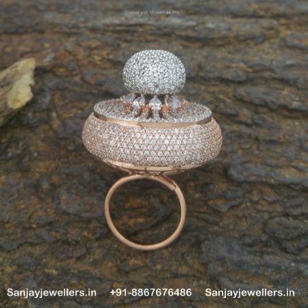 big fancy rings - rosegold polish rings - artificial rings - stone ring - cocktail ring