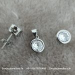 92.5 Silver Pendant & Earrings Set