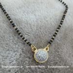 Fancy CZ Thali-MangalSutra