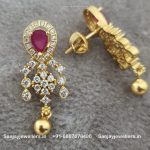 Silver Gold Polished Stud