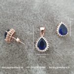 92.5 Silver Pendant & Earrings Set