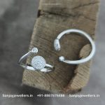 92.5 Silver Upper Pressing Toe-Rings