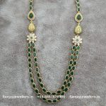 92.5 Silver Gold Polish Necklace