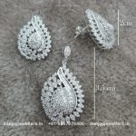 92.5 Silver Pendant & Earrings Set