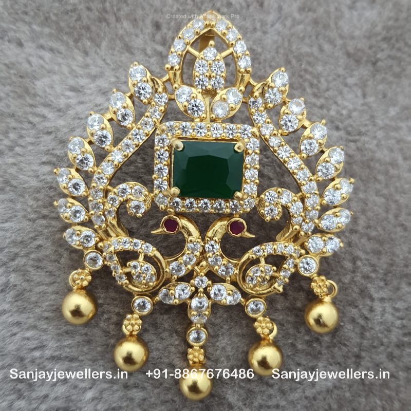 Silver Gold Polish Pendant