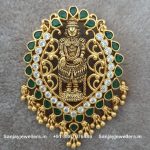Silver Gold Polished Venkteshwara  Pendant