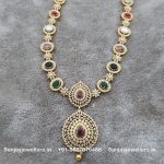 92.5 Silver Gold-Polished Necklace