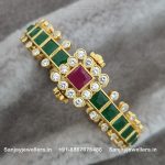 92.5 Silver Gold Polished Kada
