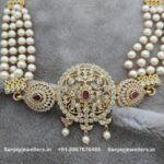 92.5 Silver Gold-Polished Choker