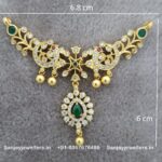 92.5 Silver Gold Polished Pendant