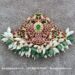 Silver Gold Polished Gandaberund Pendant