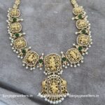 92.5 Silver Gold-Polished Necklace