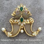 92.5 Silver Gold Polished Pendant