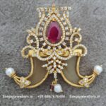 92.5 Silver Gold Polished Pendant