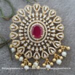 92.5 Silver Gold Polished Pendant