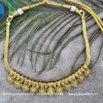 92.5 Silver Gold-Polished Necklace