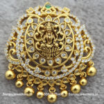 92.5 Silver Gold Polished Pendant