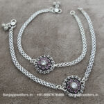 92.5 Silver Anklet – Payal