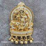 Silver Gold Polished Ganpathi Pendant