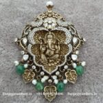 92.5 Silver Gold Polished Pendant