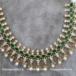 92.5 Silver Gold-Polished Necklace