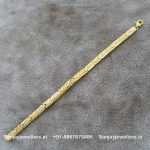 92.5 Silver Gold Polished Bracelet
