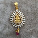 92.5 Silver Gold Polished Pendant