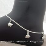 92.5 Silver Anklet – Payal (Single)