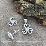 92.5 Silver Pendant & Earrings Set