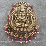 92.5 Silver Gold Polished Pendant