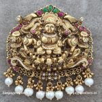 92.5 Silver Gold Polished Pendant