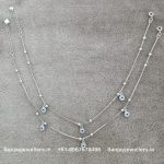 92.5 Silver Evil Eye Anklet – Payal