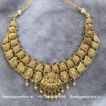 92.5 Silver Gold Polished Necklace