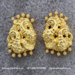 92.5 Silver Gold Polished Mope - 2 Pieces