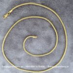 92.5 Silver Gold Polish Chain