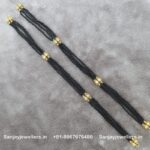 92.5 Silver Gold Polished Chain