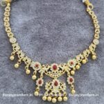 92.5 Silver Gold-Polished Necklace