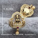 92.5 Silver Gold Polished Earrings