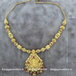 92.5 Silver Gold-Polished  Necklace