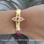 Silver Gold Polished Changeable Kada