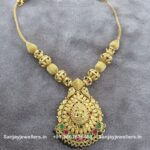 92.5 Silver Gold-Polished Reversiable Necklace