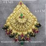 92.5 Silver Gold Polished Pendant