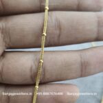 92.5 Silver Gold Polished Chain