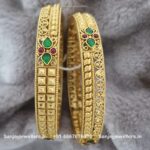Silver Gold Polished Bangle
