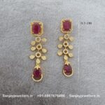 92.5 Silver Gold Polished Stud