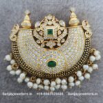 92.5 Silver Gold Polish Pendant