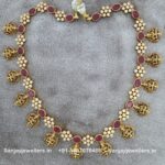 92.5 Silver Gold-Polish Necklace